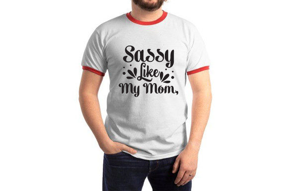 Baby SVG Design, Sassy Like My Mom, Graphics and T-Shirt Designs