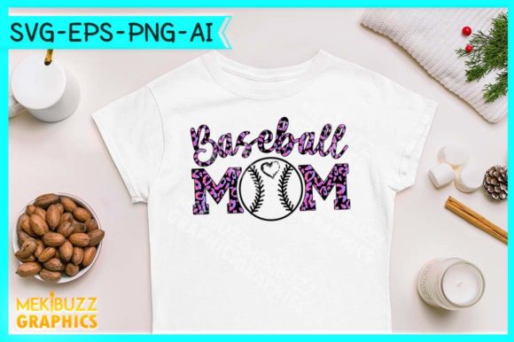 Baseball Mom - Mother s Day SVG Cricut Graphics and Print Templates