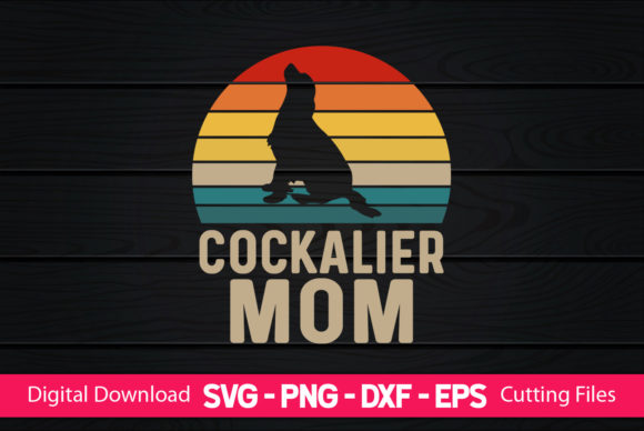 Cockalier Mom Graphics and Print Templates Review