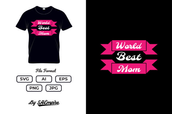 Mother s Day Typography T-shirt - 15 Graphics and Print Templates Review