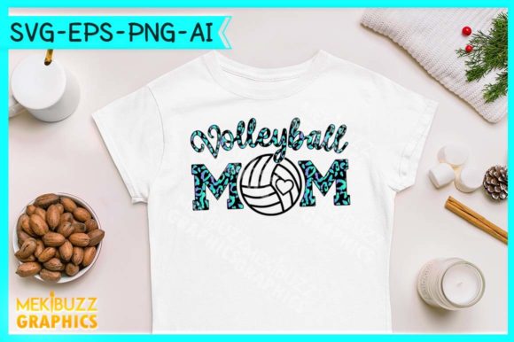 Volleyball Mom - Mother s Day SVG Cricut Graphics and Print Templates